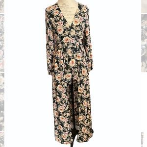 Alterd state •beautiful• floral romper with train